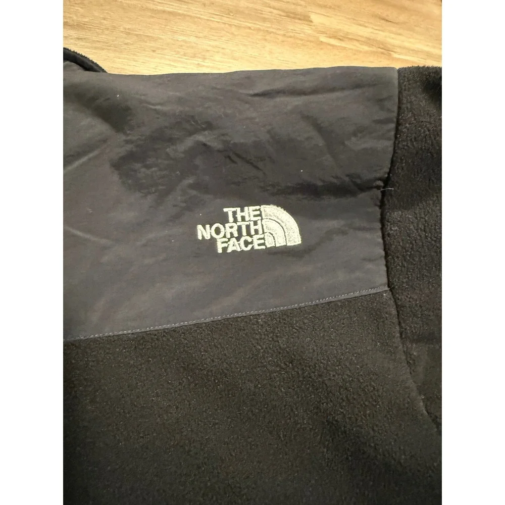 The North Face Denali Fleece Jacket Men Medium Black Full Zip Polartec Coat Fall